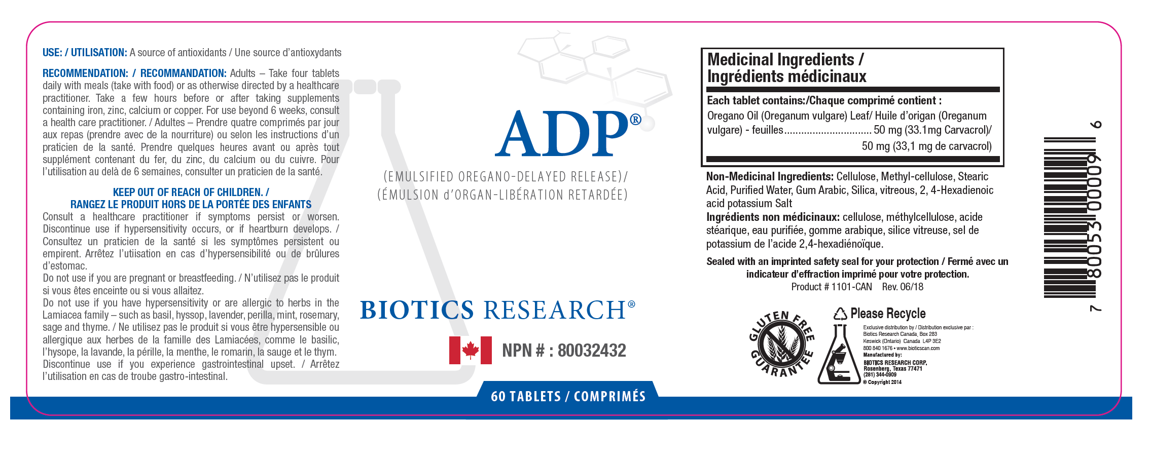 ADP (Anti-Dysbiosis Product) 60T