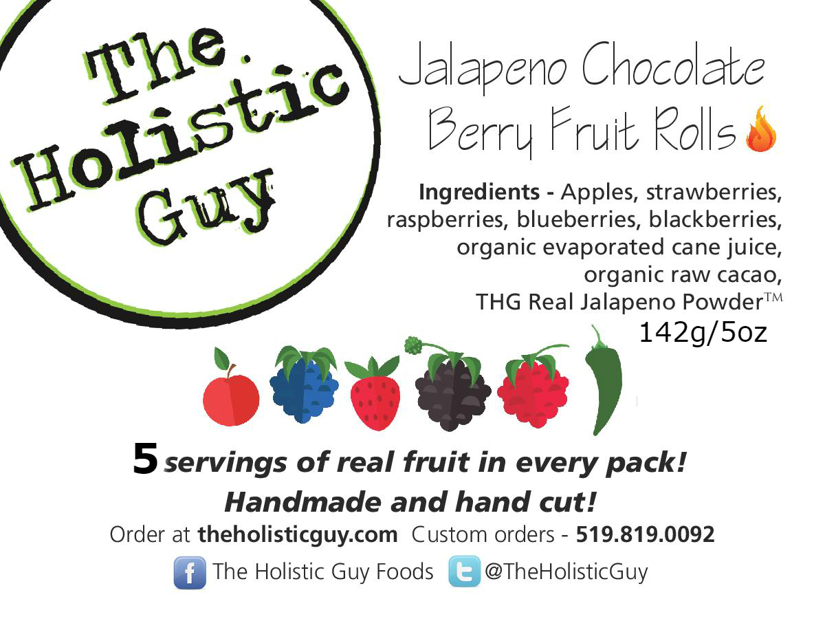 Jalapeno Chocolate Berry Fruit Rolls - 5 Ounce - Website Version