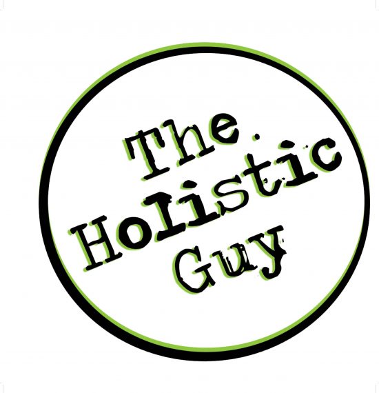 The Holistic Guy Logo with Green Outline